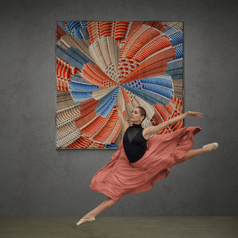 Thumbnail for SPIRAL5 - Red& Blue Spiraling Heights